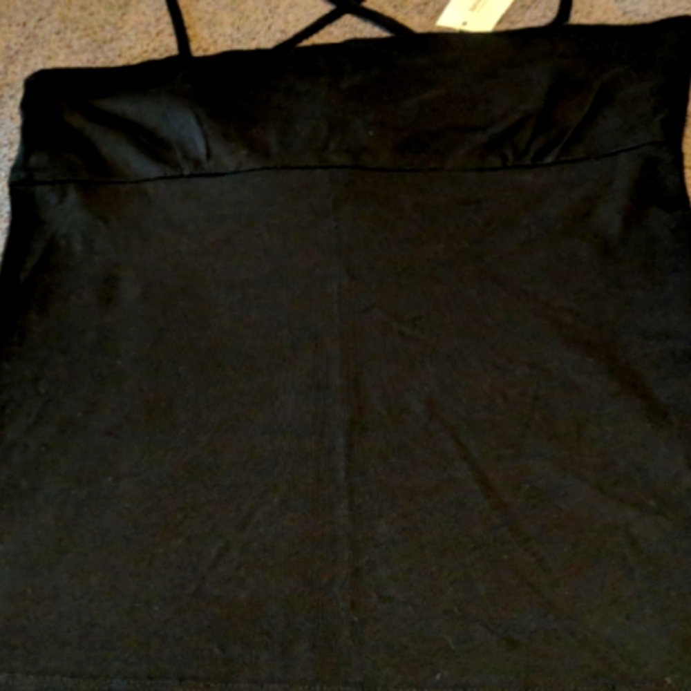 Banana Republic Black Tank With Cross Straps-NWT-Size Small